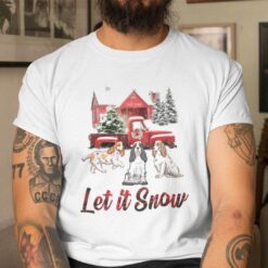 Let It Snow Cocker Spaniel Christmas Shirts