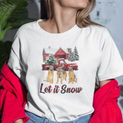 Let It Snow German Shepherd Christmas Shirts
