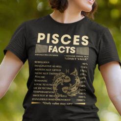 Pisces Facts Shirt 1 Awesome Zodiac Sign