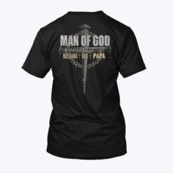 Man Of God Husband Dad Papa Shirt