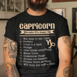 Capricorn Shirt December 22 To January 19