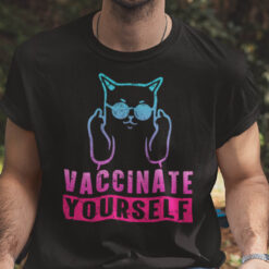 Cat Fuck Vaccinate Yourself Shirt Anti Biden