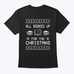 Book Christmas Tree Shirt All Booked Up For The Christmas