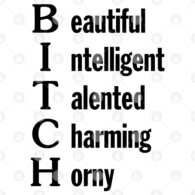 BITCH Beautiful Intelligent Talented Charming Horny Shirt