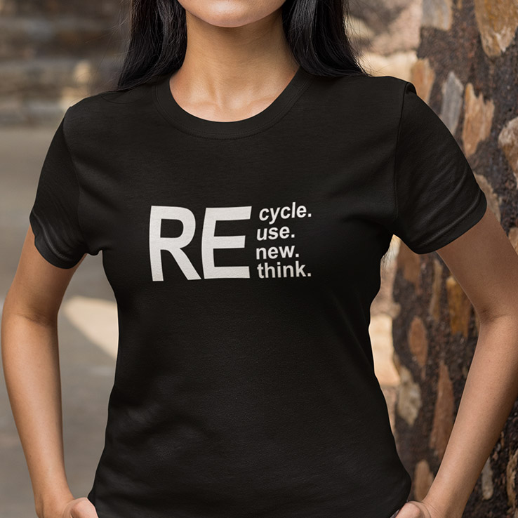 Walmart Recycle Reuse Renew Rethink T Shirt