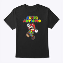 Super Autismo Shirt Super Mario For Autism Awareness