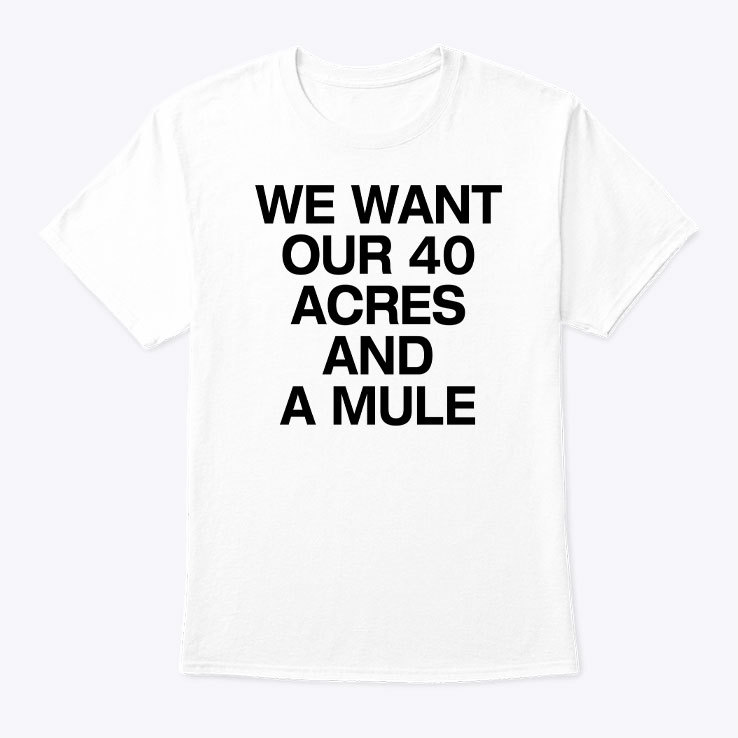 Michael Jordan We Want Our 40 Acres And A Mule Shirt