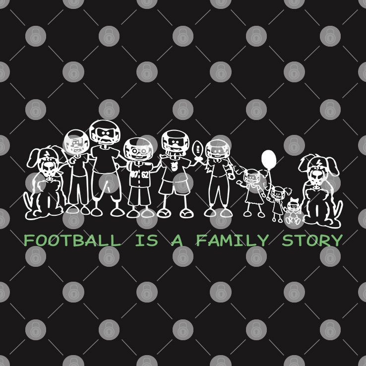 Jason Kelce Football Is A Family Story T Shirt