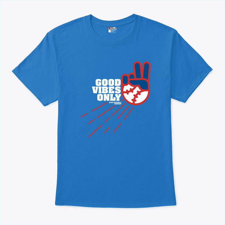 Los Angeles Dodgers Good Vibes Only Baseball Shirt