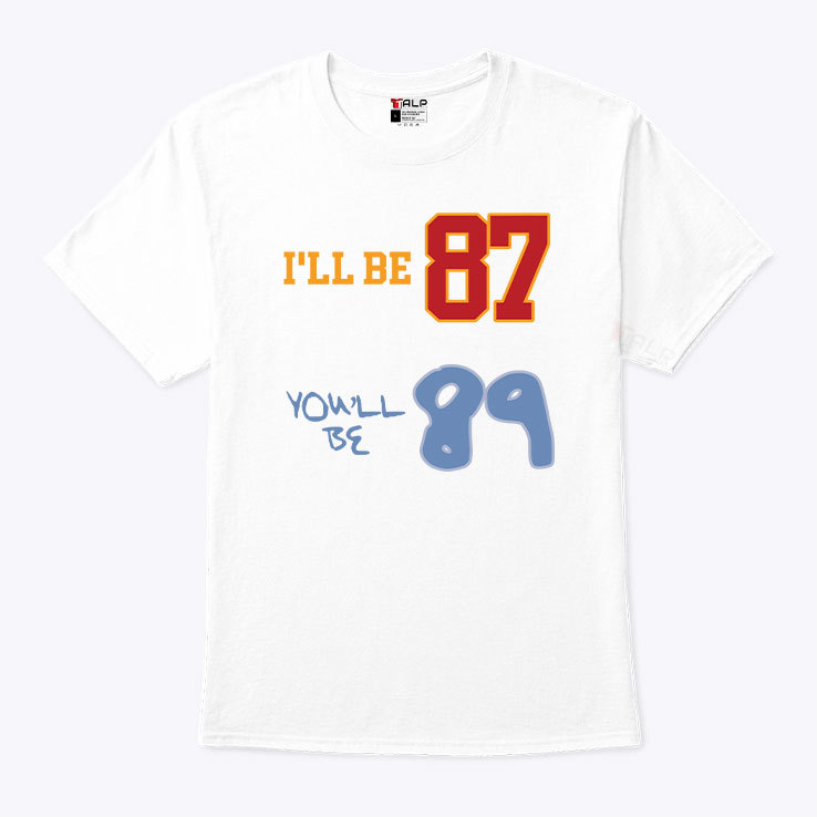 Taylor Swift And Travis Kelce Shirt 87 And 1989 Shirt Chiefs Shirt